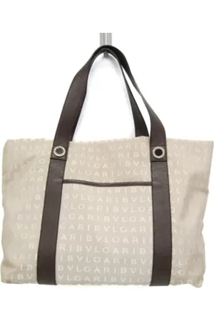 Bvlgari Pre-owned, Kobieta, Beżowy, ONE SIZE, Pre-owned Canvas totes