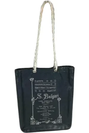 Bvlgari Pre-owned, Kobieta, Czarny, ONE SIZE, Pre-owned skórzane torby na ramię