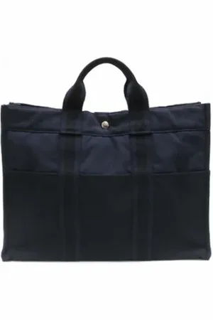 Hermès Pre-owned, Kobieta, Czarny, ONE SIZE, Pre-owned Canvas handbags