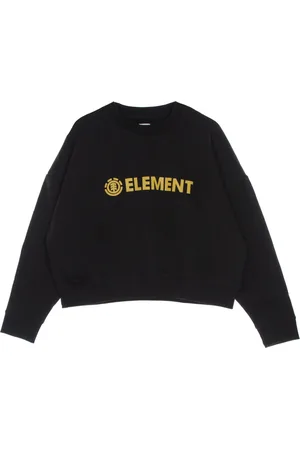 Element Bluzy, Kobieta, Czarny, L, Czarny Logic Crewneck Sweatshirt