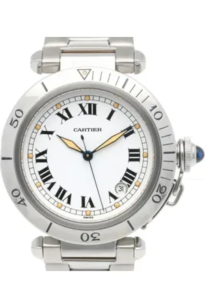 Cartier Pre-owned, Mężczyzna, Biały, ONE SIZE, Pre-owned Stainless Steel watches