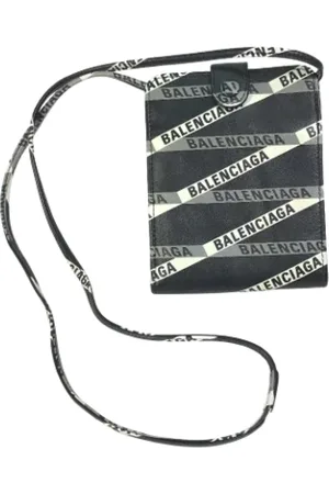 Balenciaga Pre-owned, Mężczyzna, Czarny, ONE SIZE, Len, Pre-owned Leather balenciaga-bags