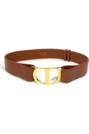 Dior Pre-owned, Kobieta, brązowy, ONE SIZE, Skóra, Pre-owned Leather belts