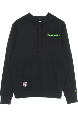 New Era Bluzy, Mężczyzna, Czarny, S, Seattle Seahawks Logo Hoodie