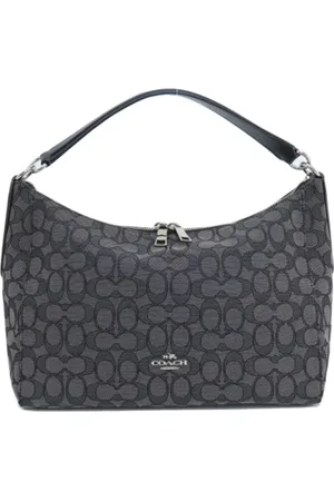 Coach Pre-owned, Kobieta, Czarny, ONE SIZE, Len, Pre-owned Canvas handbags
