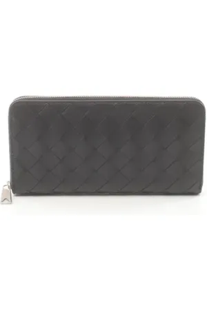 Bottega Veneta Pre-owned, Mężczyzna, Czarny, ONE SIZE, Pre-owned skórzane portfele