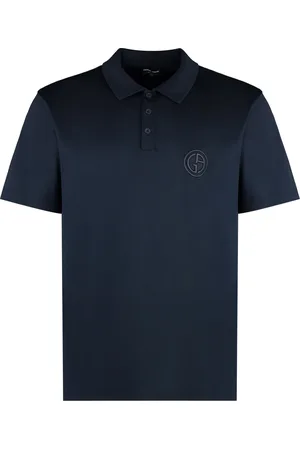 Giorgio Armani Koszulki, Mężczyzna, Niebieski, M, Tops