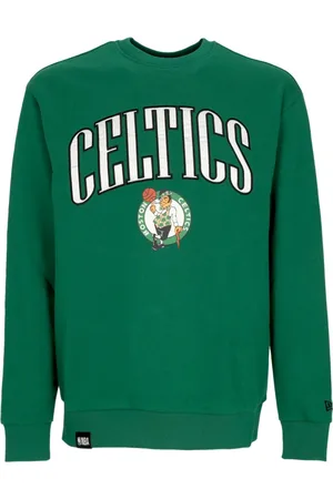 New Era Bluzy, Mężczyzna, Zielony, L, Bluza z nadrukiem Boston Celtics