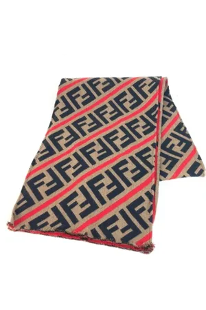Fendi Pre-owned, Kobieta, Wielobarwność, ONE SIZE, Pre-owned Wool scarves