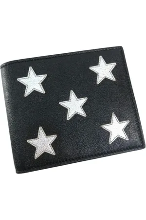 Saint Laurent Pre-owned, Mężczyzna, Czarny, ONE SIZE, Pre-owned skórzane portfele