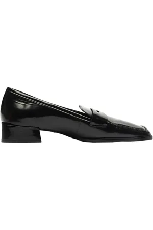 Schutz Buty, Kobieta, Czarny, 40 EU, Mokasyny z Kwadratowym Nosem