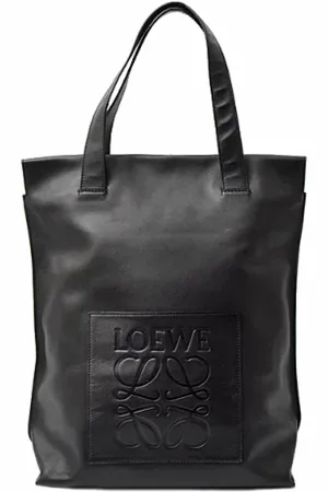 Loewe Pre-owned, Mężczyzna, Czarny, ONE SIZE, Skóra, Pre-owned Skórzane torebki