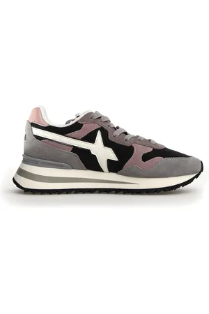 W6YZ Buty, Kobieta, Wielobarwność, 37 EU, Bawełna, Szare Sneakersy z Wzorem Zwierzęcym Podnoszą Styl