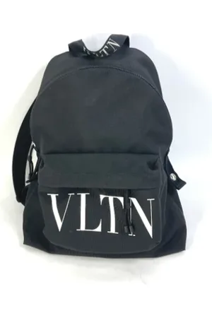 VALENTINO Pre-owned, Mężczyzna, Czarny, ONE SIZE, Len, Pre-owned Fabric shoulder-bags