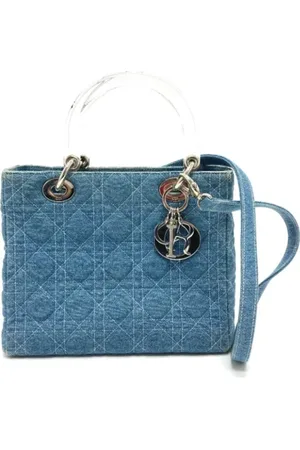 Dior Pre-owned, Kobieta, Niebieski, ONE SIZE, Denim, Pre-owned Denim dior-bags
