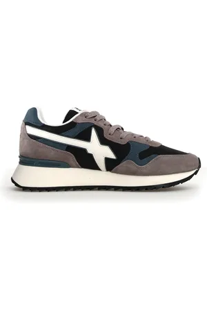 W6YZ Buty, Mężczyzna, Wielobarwność, 46 EU, Bawełna, Sneakers Szare Urban Jungle