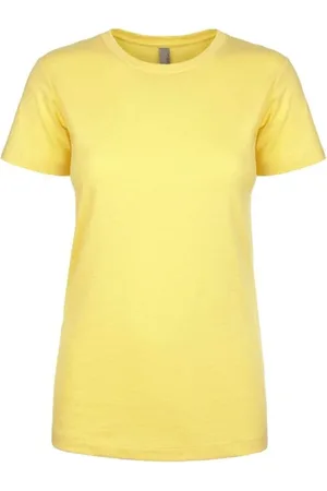 Nº21 Koszulki, Kobieta, Żółty, L, Casual T-shirt z bawełny