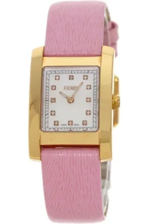 Fendi Pre-owned, Kobieta, Biały, ONE SIZE, Pre-owned Leather watches