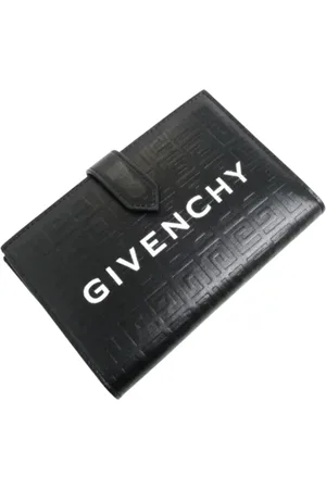 Givenchy Pre-owned, unisex, Czarny, ONE SIZE, Pre-owned skórzane portfele