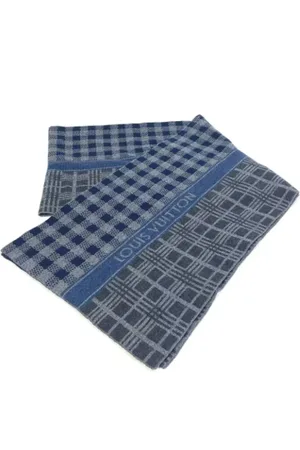 LOUIS VUITTON Pre-owned, Mężczyzna, Wielobarwność, ONE SIZE, Wełna, Pre-owned Wool scarves