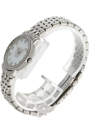 Hermès Pre-owned, Kobieta, Biały, ONE SIZE, Pre-owned Stainless Steel watches