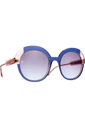 CAROLINE ABRAM Akcesoria, unisex, Niebieski, ONE SIZE, Okulary Hailey - Stylowe i Funkcjonalne