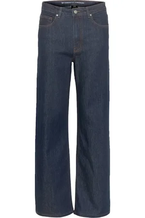 My Essential Wardrobe Jeansy, Kobieta, Niebieski, W28 L34, Bawełna, Louis High Wide Jeansy