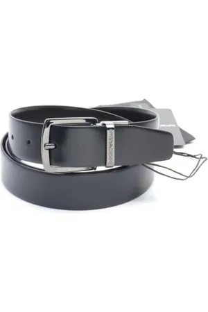 Emporio Armani Pre-owned, Kobieta, Czarny, ONE SIZE, Pre-owned Leather belts