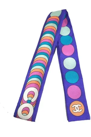 CHANEL Pre-owned, Kobieta, Wielobarwność, ONE SIZE, Pre-owned Fabric scarves