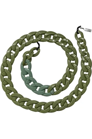 CAROLINE ABRAM Akcesoria, unisex, Zielony, ONE SIZE, Stylowy Eyewear Chain dla modnego wyglądu