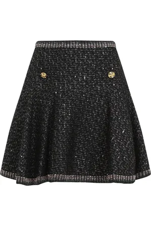 Giambattista Valli Spódnice, Kobieta, Czarny, S, Czarna Krótka Spódnica Moda Damska