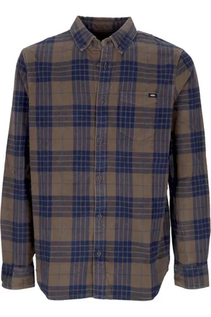 Vans Koszule, Mężczyzna, Wielobarwność, S, Męska Flanelowa Koszula z Długim Rękawem
