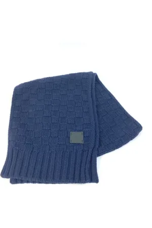LOUIS VUITTON Pre-owned, Mężczyzna, Niebieski, ONE SIZE, Pre-owned Fabric scarves