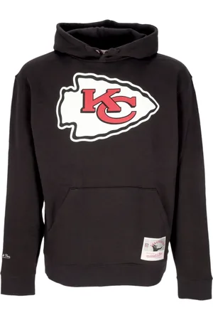 Mitchell & Ness Bluzy, Mężczyzna, Czarny, L, Kansas City Chiefs Logo Hoodie