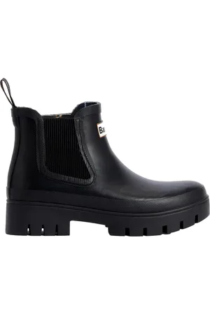 Barbour Buty, Kobieta, Czarny, 37 EU, Klasyczne Czarne Gumowe Botki