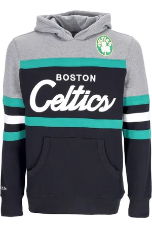 Mitchell & Ness Bluzy, Mężczyzna, Wielobarwność, M, Bluza z kapturem NBA Boston Celtics Czarna