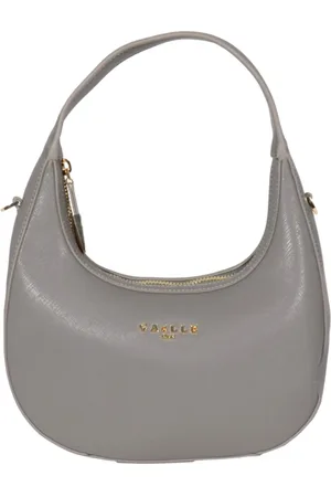 GAËLLE Torebki, Kobieta, Szary, ONE SIZE, Szara torba Reg Hobo Eco Saffiano
