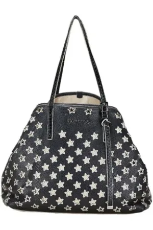Jimmy Choo Pre-owned, Kobieta, Czarny, ONE SIZE, Pre-owned Skórzane torebki