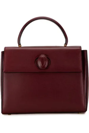 Cartier Pre-owned, Kobieta, Czerwony, ONE SIZE, Pre-owned Skórzane torebki