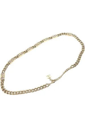CHANEL Pre-owned, Kobieta, Żółty, ONE SIZE, Pre-owned Metal belts