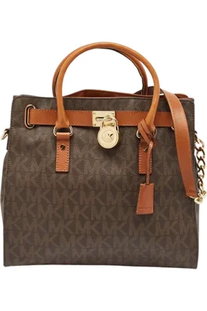 Michael Kors Pre-owned, Kobieta, brązowy, ONE SIZE, Nylon, Pre-owned Canvas handbags