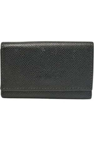 Bvlgari Pre-owned, Mężczyzna, Czarny, ONE SIZE, Pre-owned Leather key-holders