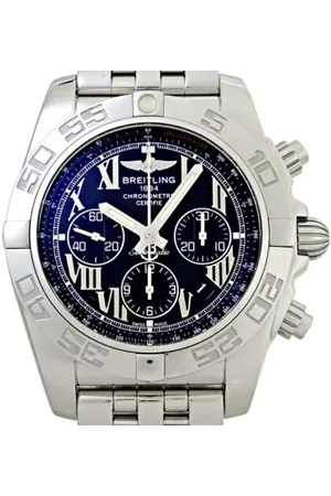 Breitling Pre-owned Pre-owned, Kobieta, Czarny, ONE SIZE, Pre-owned Stainless Steel watches