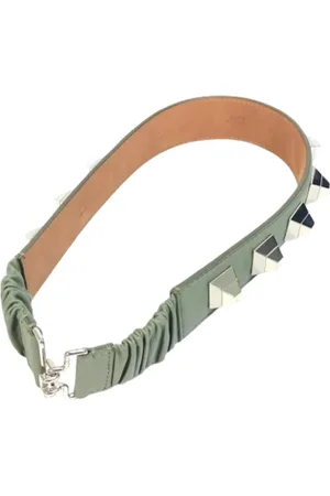 Fendi Pre-owned, Kobieta, Zielony, ONE SIZE, Skóra, Pre-owned Leather belts