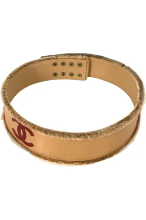 CHANEL Pre-owned, Kobieta, Beżowy, ONE SIZE, Skóra, Pre-owned Leather belts