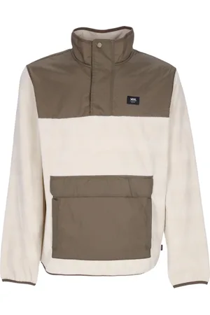 Vans Kurtki, Mężczyzna, Beżowy, S, Poliester, Męska Bluza Polarowa