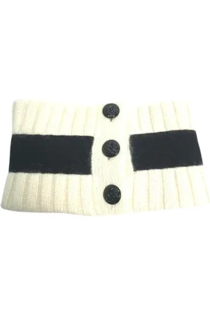 CHANEL Pre-owned, Kobieta, Biały, ONE SIZE, Pre-owned Cashmere scarves