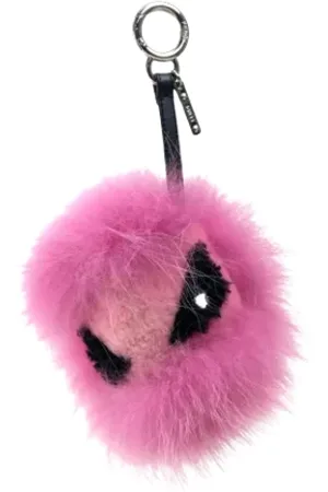 Fendi Pre-owned, Kobieta, Różowy, ONE SIZE, Pre-owned Fabric key-holders