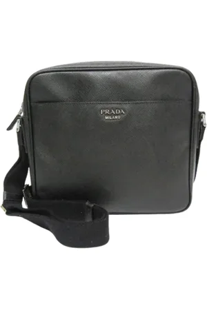 Prada Pre-owned, Mężczyzna, Czarny, ONE SIZE, Pre-owned Leather prada-bags