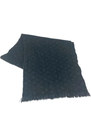 LOUIS VUITTON Pre-owned, Kobieta, Czarny, ONE SIZE, Wełna, Pre-owned Wool scarves